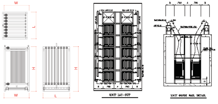 침지형 분리막 EG-MBR SYSTEM unit